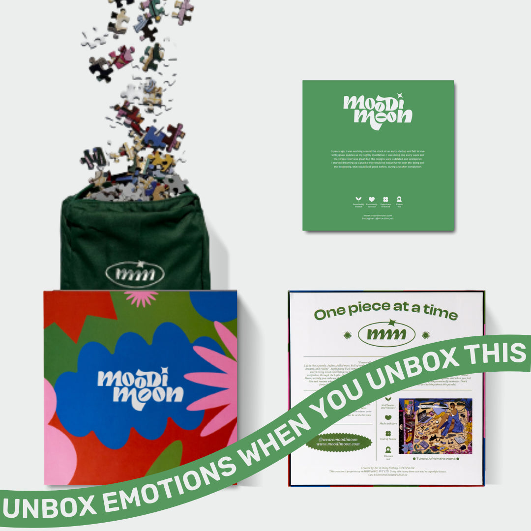 Moodi Moon 500 pieces Jigsaw Puzzle Aditi Damle